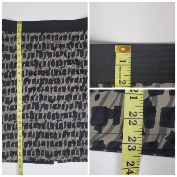 Classiques entier patterned skirt, silk/wool blend - Picture 4 of 8